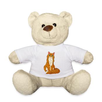 Luna chat - Nounours - blanc - Devant