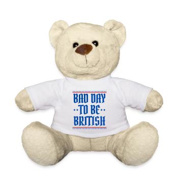 Schlechter Tag, um Brite zu sein - Teddy - Weiß - Vorne