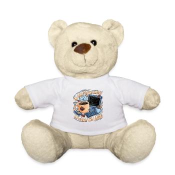 KaffeeCode Debug: In Code Wir Debuggen - Teddy - Weiß - Vorne