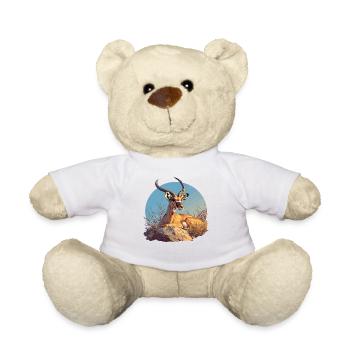 Antelope Antilopen Antilope - Teddy Bear - white - Front
