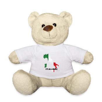 Italy - Teddy Bear - white - Front