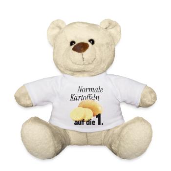 Normal potatoes on the 1. - Teddy Bear - white - Front