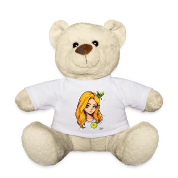Das Orange-Zitronen-Mädchen - Teddy - Weiß - Vorne