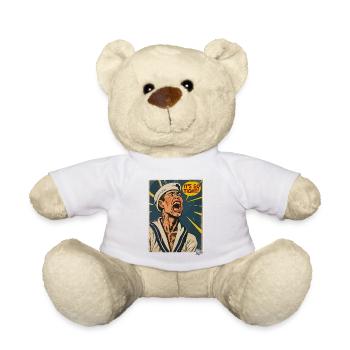 Retro Vintage Cartoon Seemann: Es ist so eng! - Teddy - Weiß - Vorne