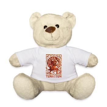 Aztekischer Gott Alte Mythologie Tonatiuh - Teddy - Weiß - Vorne
