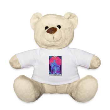 Tarotkarte The Emperor Der Herrscher - Teddy - Weiß - Vorne
