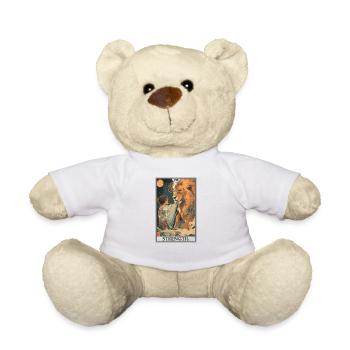 Carte de tarot, Puissance de force de la carte de tarot - Nounours - blanc - Devant