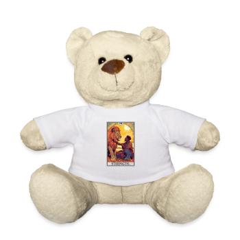 Carte de tarot, Puissance de force de la carte de tarot - Nounours - blanc - Devant