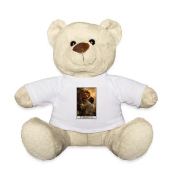 Carte de tarot, Puissance de force de la carte de tarot - Nounours - blanc - Devant