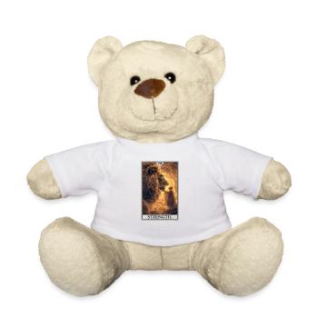 Carte de tarot, Puissance de force de la carte de tarot - Nounours - blanc - Devant
