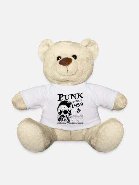Punks Not Dead, Punk seit 1959, 65 Jahre alt und - Teddy - Weiß