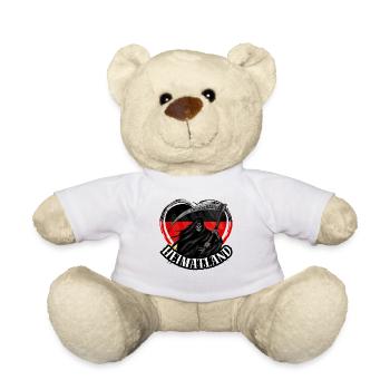 Deutschland, Heimatland, Patriotismus, Deutsch -2 - Teddy - Weiß - Vorne
