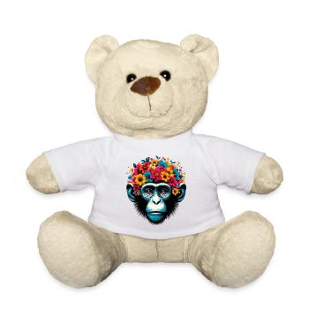 Affe - Teddy - Weiß - Vorne