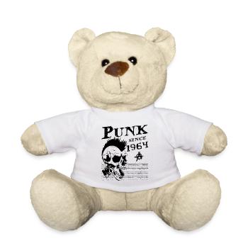 Punk depuis 1964, Punks Not Dead, 60 ans et - Nounours - blanc - Devant
