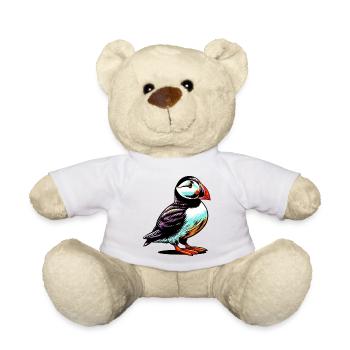 Puffin - Teddy Bear - white - Front