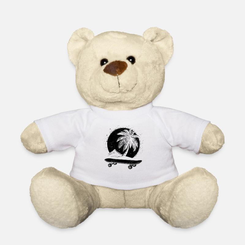 Skateboarding - Nounours - blanc