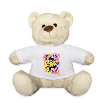 Enfant Photo Breakdancer Breakdance - Nounours - blanc - Devant