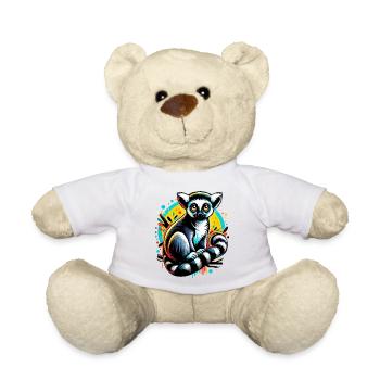 Lémurien - Nounours - blanc - Devant