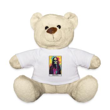Carte de Tarot, Carte de Tarot, Mort - Nounours - blanc - Devant