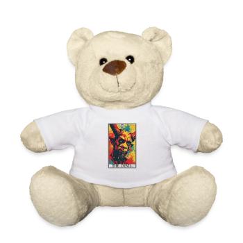 Cartes de tarot Carte de tarot Le diable Le diable - Nounours - blanc - Devant