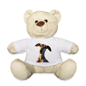 Windhund Hundeliebhaber Jagdhund Liebe Greyhound - Teddy - Weiß - Vorne