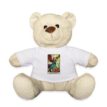 Tarot Cards Tarot Card 20 Judgment Court - Teddy Bear - white - Front
