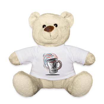 A TIME-TRAVELING COFFEE MUG - Teddy Bear - white - Front