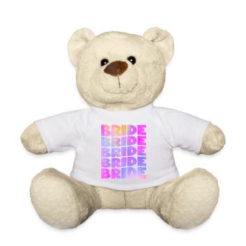 Braut Braut Junggesellenabschied - Teddy - Weiß - Vorne