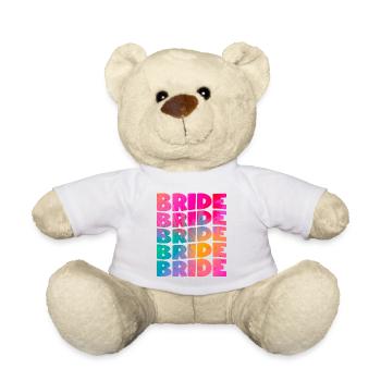 Junggesellenabschied in spe Junggesellenabschied - Teddy - Weiß - Vorne