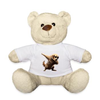 Dabbing Dogs Animal Lover Dab Golden Retrieve - Teddy Bear - white - Front