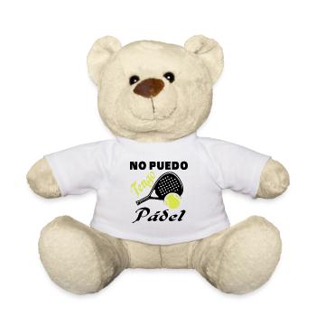 I can't have paddle padel padel athletes - Teddy Bear - white - Front