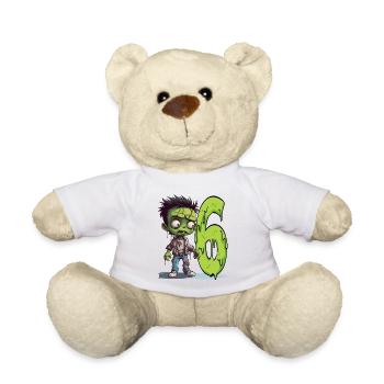 Zombie effrayant – Six ans - Nounours - blanc - Devant