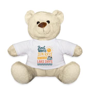 Bootswellen Sonnenstrahlen Seetage, Sommer, - Teddy - Weiß - Vorne