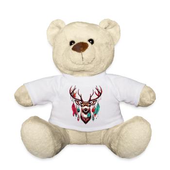 Indianer Hirsche Amerikanische Indianer - Teddy - Weiß - Vorne