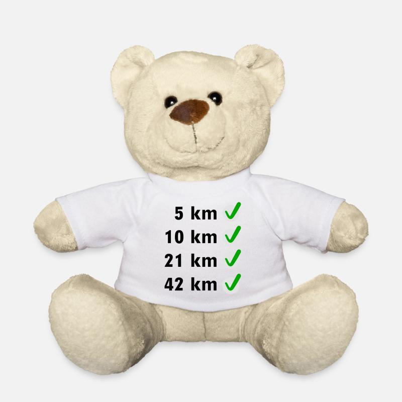 Marathon Checkliste - Teddy - Weiß