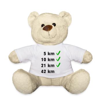 Marathon Checkliste - Teddy - Weiß - Vorne