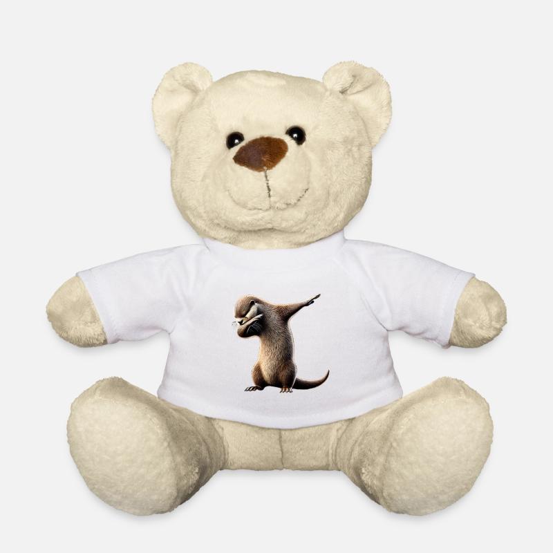 Lustiger Dabbing Otter Dance Tierliebhaber Dab - Teddy - Weiß