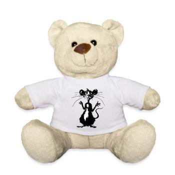 Süßer Schelm: Born to shine - Teddy - Weiß - Vorne