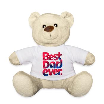 Bester Papa aller Zeiten - Teddy - Weiß - Vorne