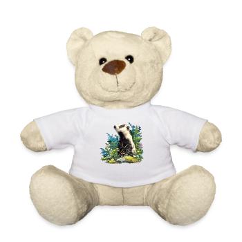 Blaireau Dachse Dachs - Nounours - blanc - Devant