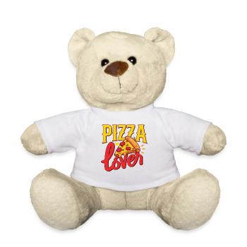 Pizza Lover - Teddy - Weiß - Vorne