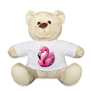 Flamingo - Teddy - Weiß - Vorne