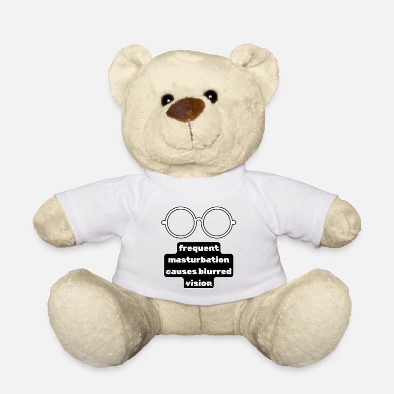 frequent masturbation causes blurred - Teddy Bear - white