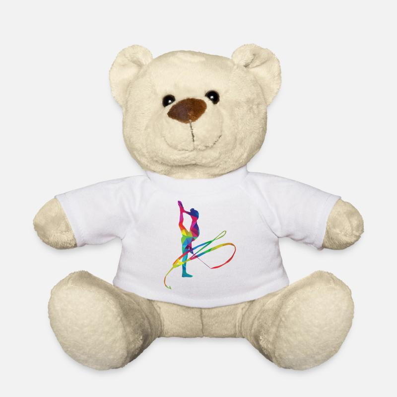 RSG Rhythmic Gymnastics - Teddy Bear - white