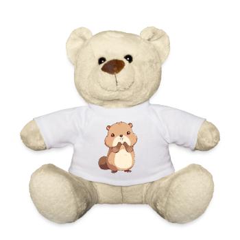 Beaver Biber - Nounours - blanc - Devant
