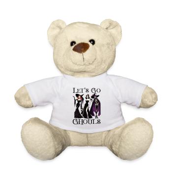 Costume de sorcière d’Halloween Balai de sorcière - Nounours - blanc - Devant