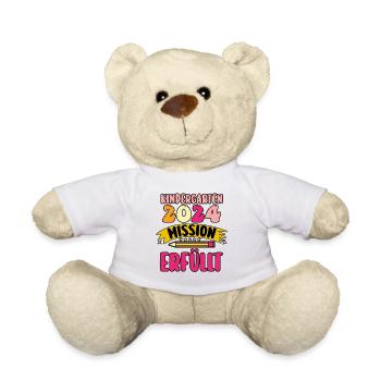 1 classe écolier rentrée scolaire Maternelle Kita E - Nounours - blanc - Devant