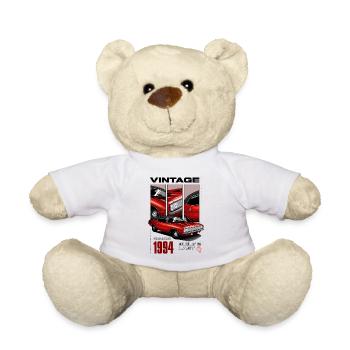 Je ne suis pas vieux, je suis une voiture classique vintage née en 1994 - Nounours - blanc - Devant