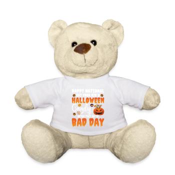 Halloween Happy National Eat Your Kind's Halloween - Teddy Bear - white - Front