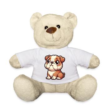 Bulldogge - Welpe - Teddy - Weiß - Vorne